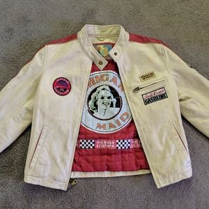 90s vintage Wilsons Leather moto jacket
